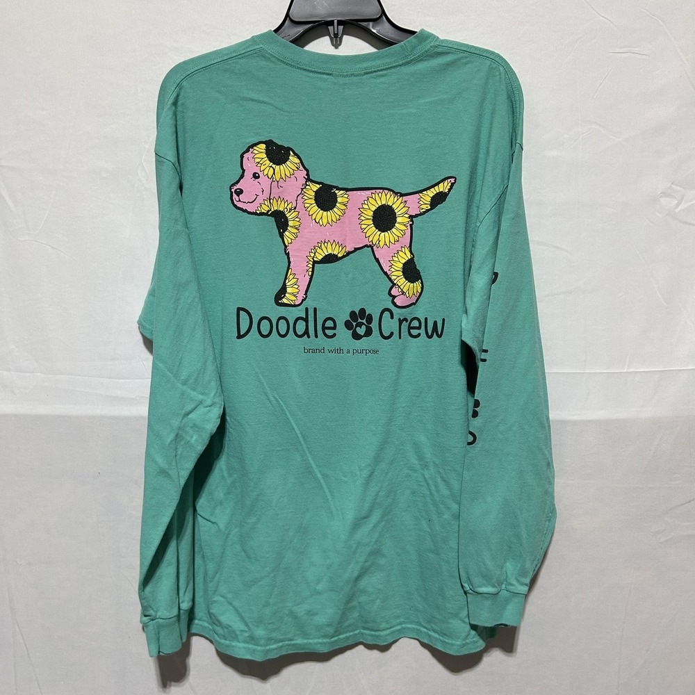 Simply Southern Doodle Crew Long Sleeve Women's X-Large